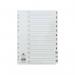 This image shows a set of Concord Numbered Dividers. The dividers are in the classic Concord style, with a clean white board and clear Mylar tabs. The numbers range from 1-12, making it perfect for organizing papers in an A4 size.