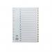 Concord Classic Index 1-15 A4 White Board With Clear Mylar Tabs 01401Cs14 JTCS14