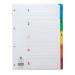 Concord Index 1-5 A4 White with Multicoloured Mylar Tabs 00201/CS2
