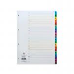 Concord Index A-Z A4 White with Multicolour Tabs 02101CS21 JTCS21