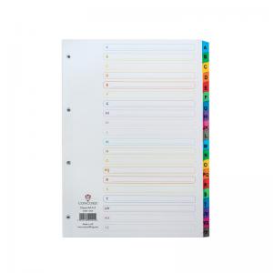 Concord Index A-Z A4 White with Multicolour Tabs 02101CS21 JTCS21