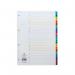 This image shows a set of A-Z dividers from the Concord brand. The dividers are in standard A4 size and have multicolour tabs. The white background adds a professional touch to the dividers.