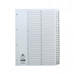 Concord Classic Index 1-50 A4 White Board Clear Mylar Tabs 05501CS55 JTCS55