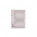 Concord Reinforced Index A-Z A5 White Board Mylar Tabs 07301CS73 JTCS73