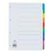 Concord Reinforced Divider 10-Part A4 Multicoloured Tabs 00801/CS8