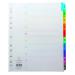 Concord Index 1-10 A4 Extra Wide Multicoloured Mylar Tabs 09701/CS97