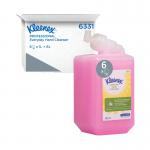Kleenex Everyday Use Hand Cleanser Refill 1 Litre Pink Pack of 6 6331 KC00416