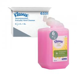 Kleenex Everyday Use Hand Cleanser Refill 1 Litre Pink Pack of 6 6331 KC00416