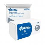 Kleenex 2-Ply Ultra Hand Towel 124 Sheets (Pack of 15) 6778 KC01095