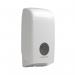 Aquarius Folded Toilet Tissue Dispenser Single Sheet White 6946 KC01181