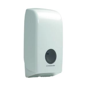 Image of Aquarius Bulk Pack Toilet Tissue Dispenser White 6946 KC01181