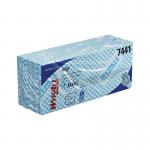 Wypall Interfolded Cleaning Cloths Blue Pack of 50 7441 KC02088