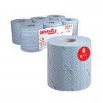 Wypall L20 Essential Centrefeed Wiping Paper Roll 2 Ply Blue (Pack of 6) 7277 KC03784