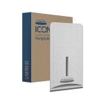 Kimberly Clark ICON Faceplate To Fit Folded Toilet Paper Dispenser Silver Mosaic 58769 KC04283