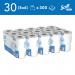 Scott Toilet Tissue 3-Ply x1800 6 Rolls x5 White Pack of 30 8558 KC04477