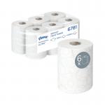 Kleenex Ultra Slimroll Hand Towel Roll White 100m (Pack of 6) 6781 KC05069