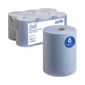 Scott Essential Slimroll Hand Towel Roll Blue 190m (6 Pack) 6696 KC05086