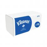 Kleenex V-Fold Paper Hand Towels 3-Ply x96 Towels Pack of 15 6710 KC05148