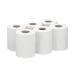 WypAll L10 Food and Hygiene Centrefeed Paper Rolls 1 Ply White (Pack of 6) 6222 KC05158