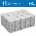 Scott Essential Interfold Hand Towels White (15 Pack) 6617 KC05198