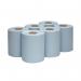 WypAll L10 Service and Retail Centrefeed Paper Rolls 1-Ply 6 Rolls280 Wipes Blue (1680 Pack) 6220 KC05208