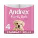 Andrex Family Soft Toilet Roll 2-Ply 170 Sheets Per Roll 6x4 (Pack of 24) 4490863 KC22566