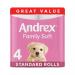 Andrex Family Soft Toilet Roll 2-Ply 170 Sheets Per Roll 6x4 (Pack of 24) 4490863 KC22566
