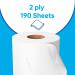 Andrex Toilet Tissue 2-Ply 4x6 Rolls White Pack of 24 4480125 KC23489