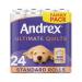 Andrex Ulitmate Quilts Toilet Roll 3-Ply 115 Sheets Per Roll (Pack of 24) 4475901 KC25132