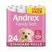 Andrex Family Toilet Roll 2-Ply 170 Sheets Per Roll (Pack of 24) 4978918 KC57156