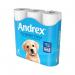 Andrex Complete Clean Toilet Roll 2-Ply 190 Sheets Per Roll (Pack of 9) 04970108 KC57823