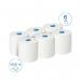 Kleenex Ultra Paper Towel Roll 2-Ply E-Roll 200m Long White Pack of 6 KC58770
