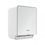 Kimberly Clark ICON Automatic Rolled Hand Towel Dispenser White and Faceplate White Mosaic 53940 KC58790