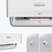 Kimberly Clark ICON Automatic Rolled Hand Towel Dispenser White and Faceplate White Mosaic 53940 KC58790