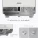Kimberly Clark ICON 2 Roll Toilet Paper Dispenser White Mosaic 53945 KC58792