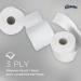 Kleenex Toilet Tissue 3-Ply x195 White 9 Rolls x8 Pack of 72 8459 KC58832