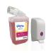 Kleenex Joy Hand Cleanser 1 Litre (Pack of 6) plus FOC Aquarius Dispenser KC832088