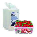 Kleenex Antibacterial Foam Hand Soap 1 Litre (Pack of 6) FOC Haribo KC832095