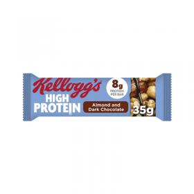 Kelloggs High Protein Almond and Dark Chocolate Snack Bars 35g (Pack of 16) 7100784000 KEL00784