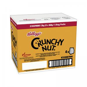 Kelloggs Crunchy Nut 460g Bag Pack of 4 5103298000 KEL03298