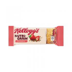 Kelloggs Strawberry Nutrigrain Breakfast Bar 37g (Pack of 25) 5218680000 KEL18680