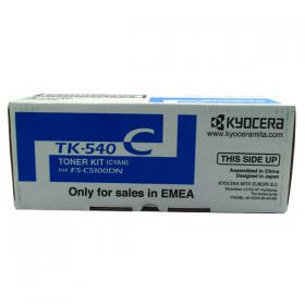 Kyocera TK-540C Cyan Toner Cartridge 1T02HLCEU0 KETK01060