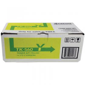 Kyocera TK-560Y Toner Cartridge Yellow 1T02HNAEU0 KETK01096