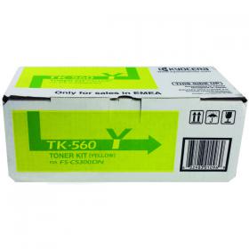 Kyocera TK-560Y Yellow Toner Cartridge (10000 page capacity) 1T02HNAEU0 KETK01096