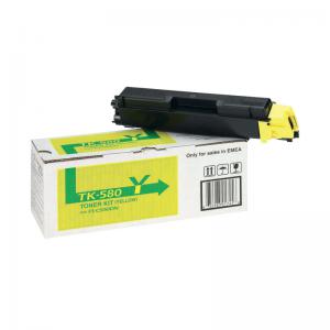 Click to view product details and reviews for Kyocera Tk 580y Toner Cartridge Yellow 1t02ktanl0 Ketk01731.