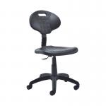 Jemini Factory Chair 570x280x610mm Polyurethane Black KF00197 KF00197