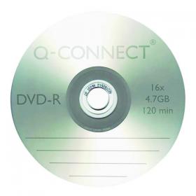 Q-Connect DVD-R 4.7GB Cake Box (Pack of 25) KF00255 KF00255