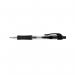 Q-Connect Retractable Ballpoint Pen Medium Black (Pack of 10) KF00267 KF00267