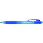 Q-Connect Retractable Ballpoint Pen Medium Blue (Pack of 10) KF00268 KF00268