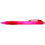 Q-Connect Retractable Ballpoint Pen Medium Red (Pack of 10) KF00269 KF00269